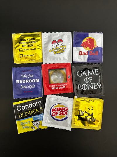 9 Pack Funny Condoms