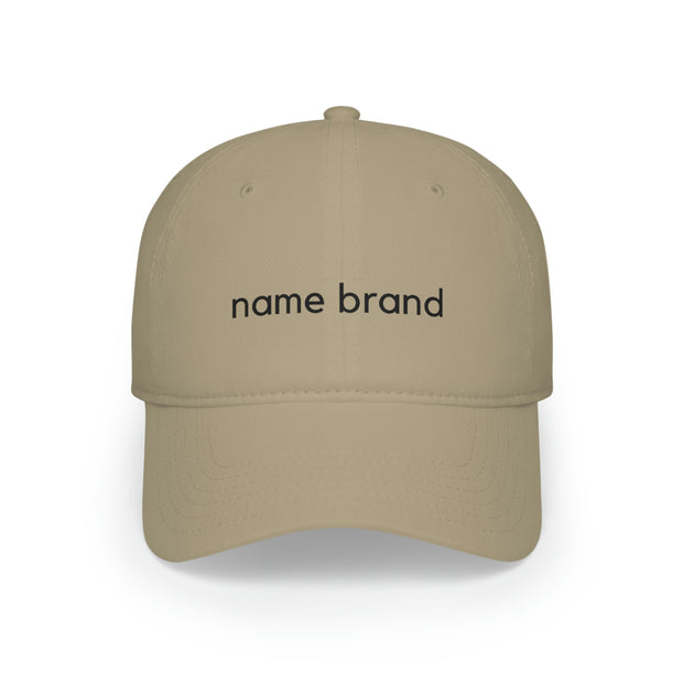 Name Brand Baseball Cap